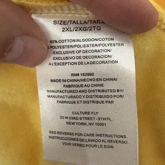 Pusheen 3D Cooking Baking Cat Yellow Long Sleeve Comfort Sweatshirt Sz 2XL - Picture 6 of 8